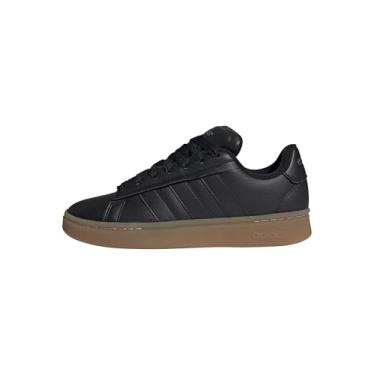 Imagem de adidas Grand Court Alpha 00s Tênis masculino, Preto/Preto/Goma, 44