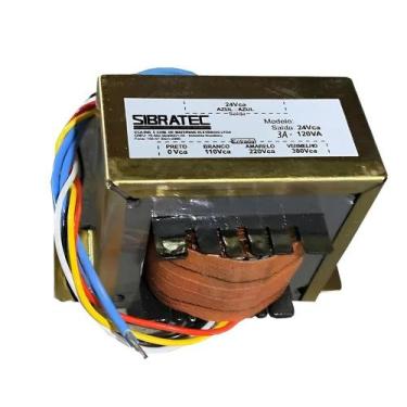 Imagem de Transformador comando 5a 120va 110 220 380 24vca sibratec