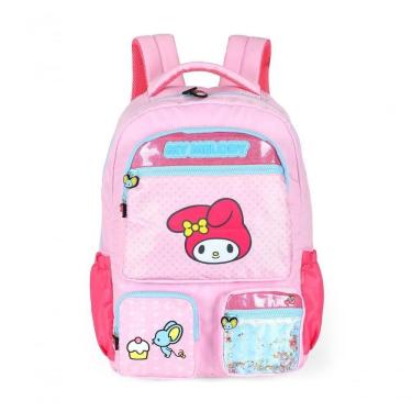 Imagem de Mochila Amigos Da Hello Kitty Rosa - Unico Rosa
