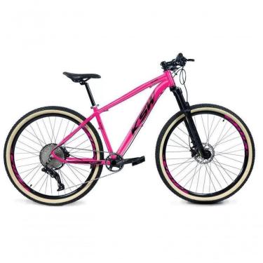 Imagem de Bicicleta Aro 29 Ksw Xlt 12v Garfo Com Trava 11-50 Rosa 15