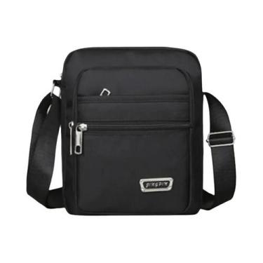 Imagem de Bolsa Transversal Masculina De Nylon Impermeável De Grande Capacidade 