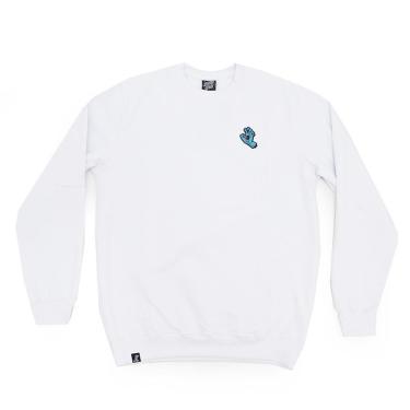 Imagem de Moletom Santa Cruz Careca Screaming Hand Chest - Branco-Masculino