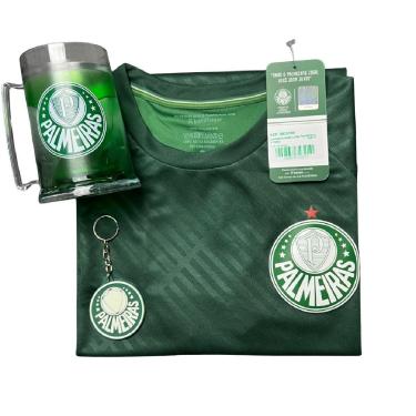 Imagem de Kit Palmeiras Camisa Storm + Caneca + Chaveiro Borracha - Masculino-Masculino