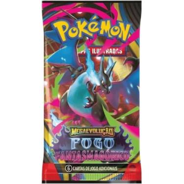 Imagem de Pokémon TCG, Blister Unitário ME02 Fogo Fantasmagórico 6 Cartas