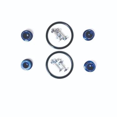 Imagem de Anilha para-choque kit com 4 unidades azul (apl-4) lowv - Lowv 01