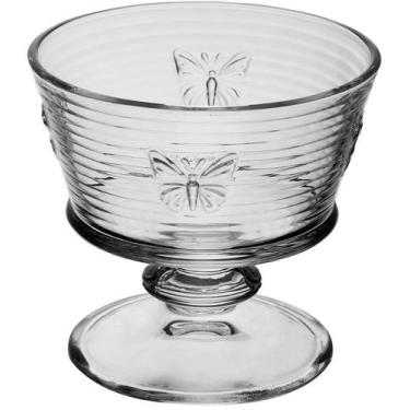 Imagem de Taça Avulsa 240ml Para Sobremesa Lines Butterfly Vidro - Wolff