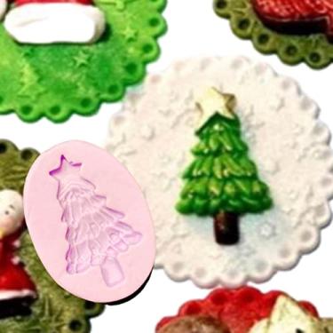 Imagem de Confeitaria dos moldes, F886 MOLDE DE SILICONE ARVORE NATAL CONFEITARIA ARTESANATO