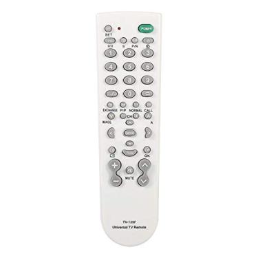 Imagem de Controle remoto, controle remoto universal inteligente de TV, unidade de TV para controlador de substituição universal 139F (branco)