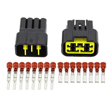 Imagem de 5 conjuntos/kits 8 pinos/conectores de fio elétrico à prova d'água DJ7081Y-2.3-11/21 conector de automóvel macho e fêmea