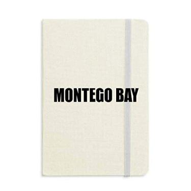 Imagem de Caderno Montego Bay Jamaica City capa dura diário clássico presente A5