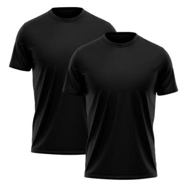 Imagem de Kit 2 Camisetas Masculina Dry Fit Manga Curta Proteção Solar Uv Térmic