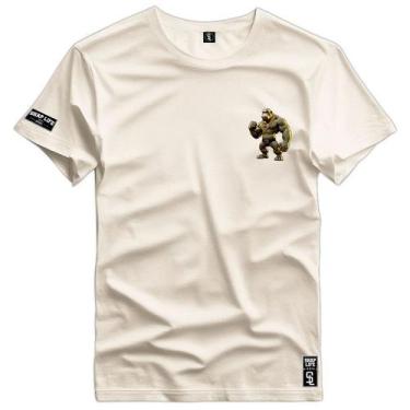 Imagem de Camiseta Coleção The Monkeys Pq Gorila Lutador Shap Life