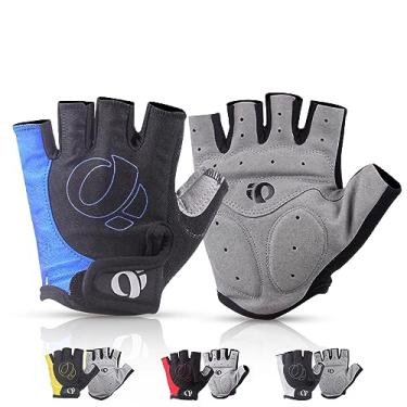 Imagem de Luvas de ciclismo,design de meio dedo, luvas de equita??o, absor??o de suor e dissipa??o de calor, luvas de nylon para ciclismo ao ar livre e competi??es de mountain bike(XXL-BLUE), Luvas de cic
