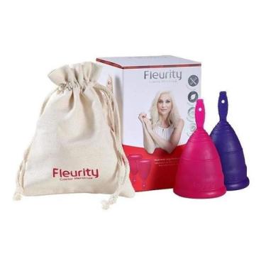 Imagem de Coletor Menstrual Fleurity Tipo 2, Com 2 Unidades Reutilizável