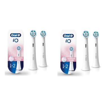 Imagem de Refil Escova Dental Elétrica Io Ultimate Care C/ 4 Un Oral B iO