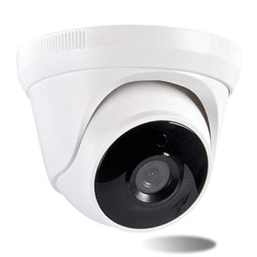 Imagem de Câmera de rede hemisfério interno doméstico vigilância digital infravermelho de alta definição câmera de visão noturna monitor de sonda infravermelho de segurança grande angular (Design: 5MP)