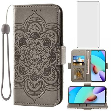 Imagem de Asuwish Capa de telefone para Xiaomi Redmi Note 11S/11 4G capa carteira com protetor de tela de vidro temperado e suporte de cartão de crédito flip de couro acessórios para celular Redme Note11 S