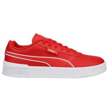 Imagem de Puma - Mens Clasico L Shoes, Size: 7.5 M US, Color: High Risk Red/Puma White