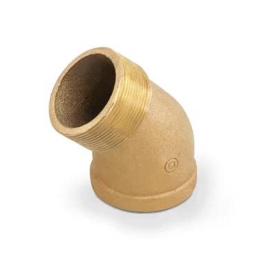 Imagem de Supply Giant CSTG0112 Cotovelo de rua de latão de 3,8 cm, sem chumbo, macho e fêmea nacional, encaixes rosqueados, construção mais resistente à corrosão, econômico e fácil de instalar, 9