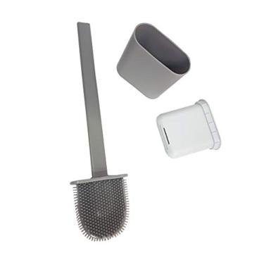Imagem de Escova De Vaso Sanitário Silicone Com Base P Banheiro 3044