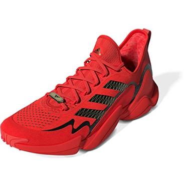 Imagem de adidas Tênis de futebol unissex Impact FLX, Lindo laranja/núcleo preto e laranja, 10.5 Women/9 Men