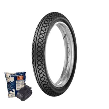 Imagem de Kit Pneu Para Moto Streetfighter 80/100-14 Maggion + Câmara Gulfair 80