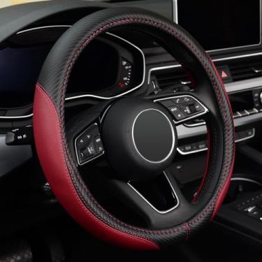 Imagem de Novas capas de volante de couro de microfibra Labbyway, respiráveis, antiderrapantes, sem odor, universais de 38 cmLabbyway FXP