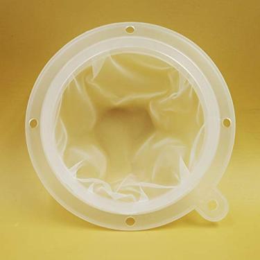 Imagem de Filtro de vinho malha filtro de alimentos suco geléia filtro de sedimentos de café para funil de cozinha de 12,7 cm (filtro 400mesh)