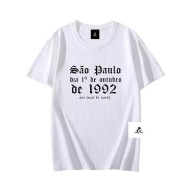 Imagem de Camiseta 100% Algodão Diário de Um Detento Racionais Mc's Rapper Blusa