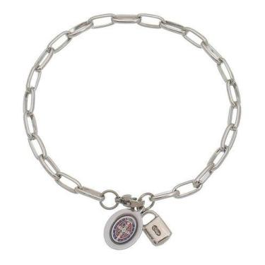 Imagem de Pulseira Cadeia De Consagração Com Medalha De São Bento - Gil e Jo