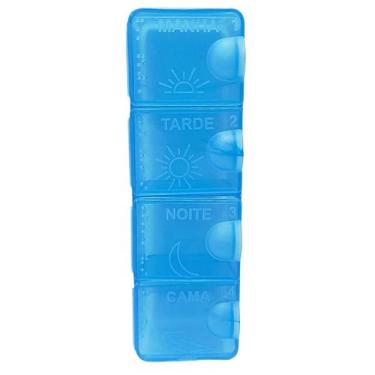 Imagem de Porta Comprimido Semanal Organizador - &FÁCIL, AZUL