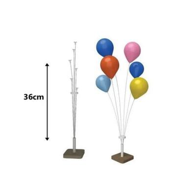 Imagem de Suporte de Mesa Para Balões 36cm - 1 Unidade - Bork Balões - Rizzo