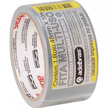 Imagem de Fita Silver Tape Adelbras Cinza 48Mmx10M