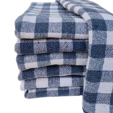 Imagem de 5 Panos De Chão Grande Para Limpeza Xadrez Cozinha  - Evolution