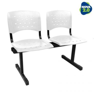 Imagem de Longarina 2 lugares WP Plus De Plástico Polipropileno LG flex Reforçad