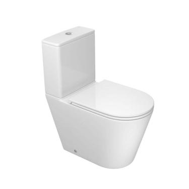 Imagem de Kit Vaso Sanitário Completo Para Caixa Acoplada Branco Lk Total Clean Deca