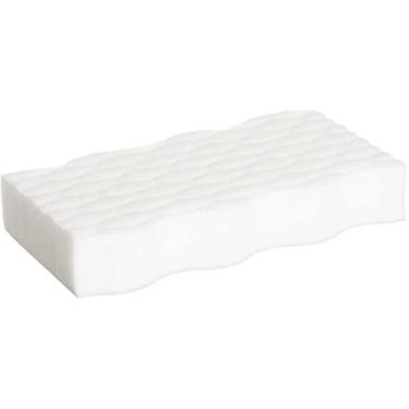 Imagem de 12 Pack 3X Density Ultra Durable Magic Sponge Erasers Professional Grade Multi Surface Scrubber Cleans Tough Dirt Scuffs Marks and Grime with No Chemicals Floor Wall Baseboard Bathroom Cleaner