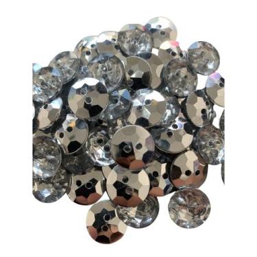 Imagem de Botão De Costura Chaton 13mm Prata 2 Furos - 1000 unidades - Inova Avi