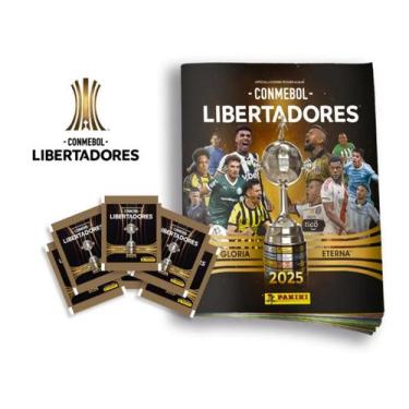 Imagem de Envelope Conmebol Libertadores 2025 = 25 Cromos + Album Capa Cartão - 