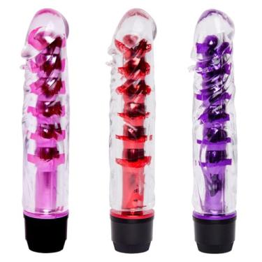 Imagem de VIBRADOR TRANSLÚCIDO COM GLANDE