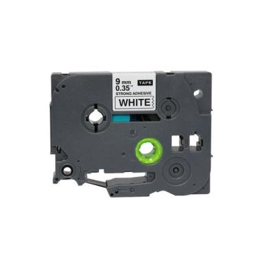 Imagem de Fita rotuladora brother 9mm super forte tzc-s221 preto no branco compa