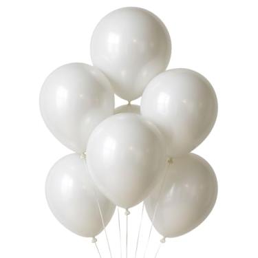 Imagem de Balão Bexiga Metalizado 7" Redondo Látex Bello Festas c/ 50 un (Branco)