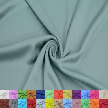 Imagem de Texco Inc Forro interloque 100% poliéster de 152 cm de largura – Tecido de malha leve da The Yard para vestuário, roupas, projetos escolares, decorações de festa, cortinas, artesanato e faça você