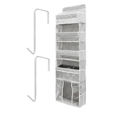 Imagem de DJAPWPX Kit organizador de armazenamento para pendurar na porta, firme, fácil de limpar, conjunto organizador versátil para pendurar em casa, brinquedos essenciais para bebês