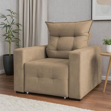 Imagem de Poltrona Amamentação E Decoração Helena Capuccino