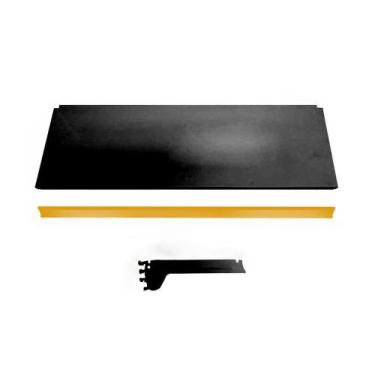 Imagem de Prateleira Ponta 30X73 Gôndolas New Plus Amarelo Sa Gôndolas - Sa Gond