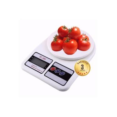 Imagem de Balança de cozinha digital genérica de 1g a 7kg de alta precisão - Lig