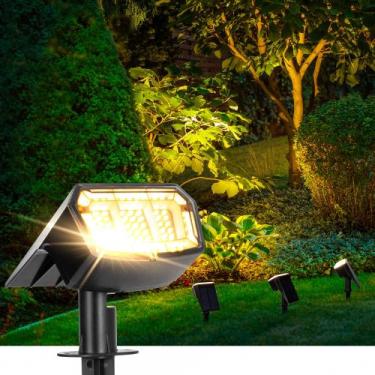 Imagem de Holofotes solares AUDERWIN 63 LED 3 modos IP65 à prova d'água