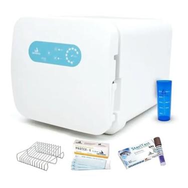 Imagem de Autoclave Vitale Class 12 Litros Aço Inox Cristófoli com Suporte, 100 Envelopes, 10 Teste Biológico