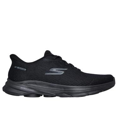 Imagem de Skechers Tênis masculino Go Walk 8 Pate Hands Free Slip-ins, Preto/preto, 42